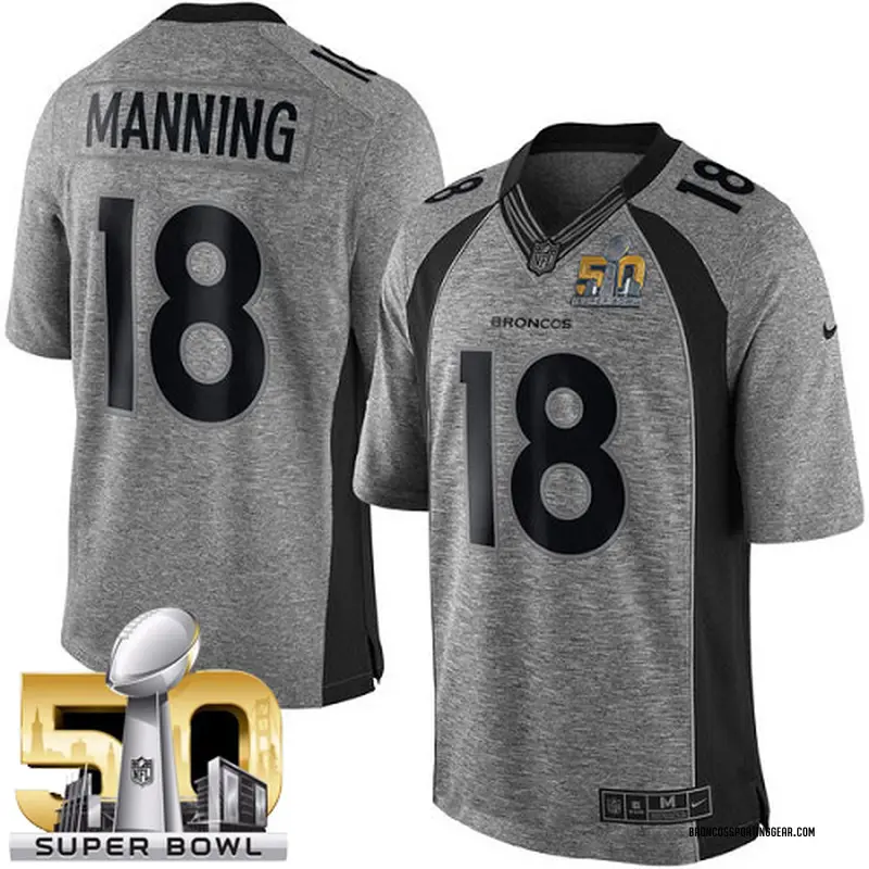 peyton manning elite super bowl jersey