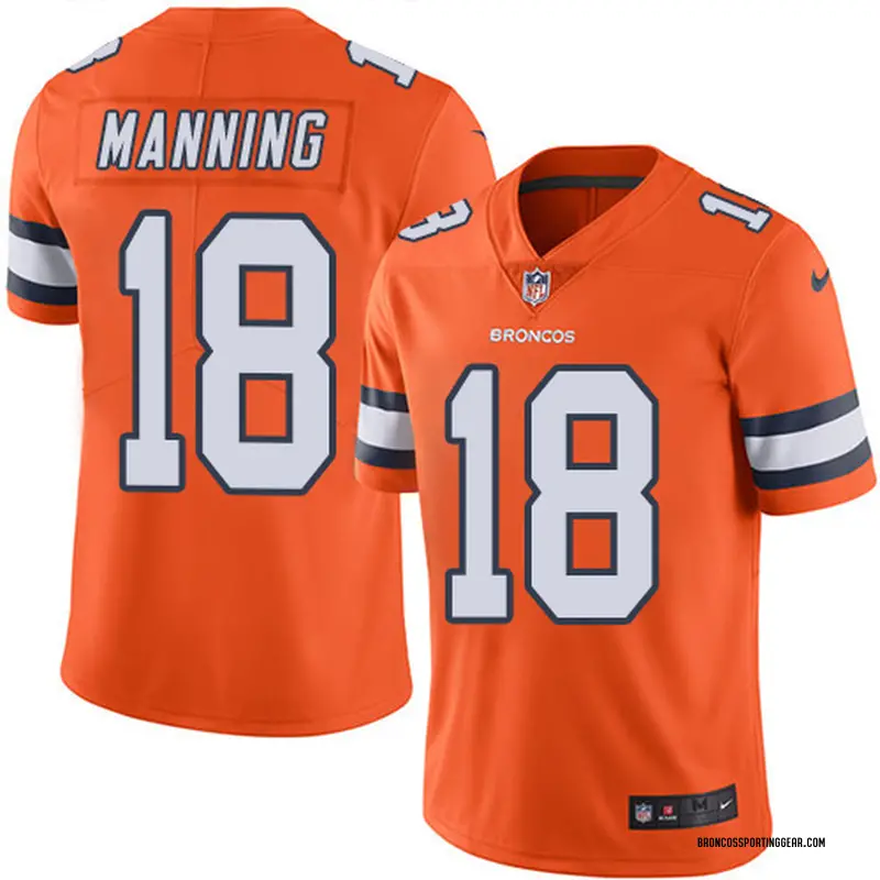 Big & Tall Limited Men's Peyton Manning Denver Broncos Nike Color Rush ...