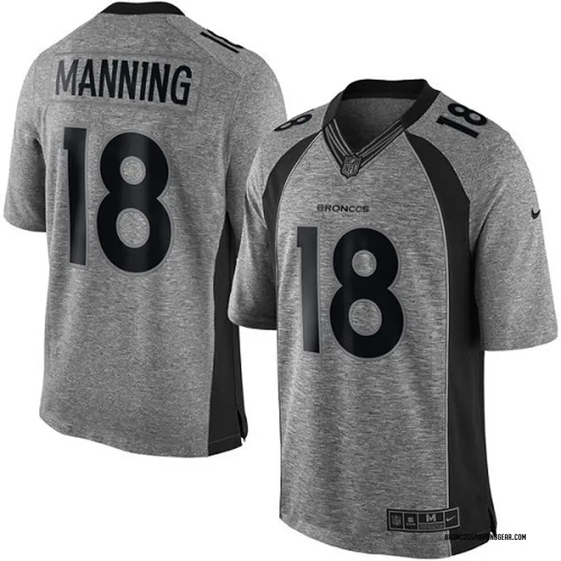 peyton manning jersey black